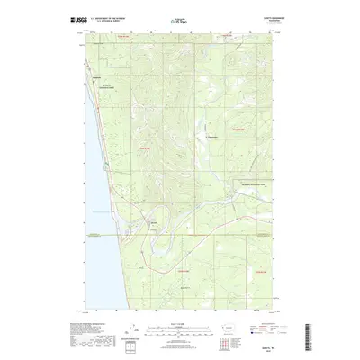 2020 Map of Queets, 2020 Print
