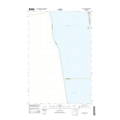 2014 Map of Queets OE W, 2014 Print