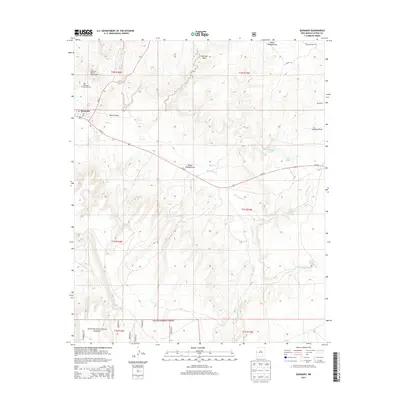 2013 Map of Quemado, 2013 Print