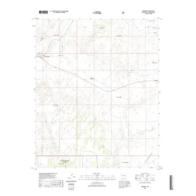 2020 Map of Quemado, 2020 Print