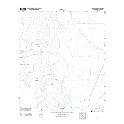 2012 Map of Quemado East, 2012 Print