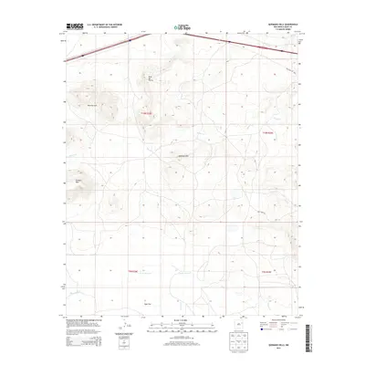 2013 Map of Quemado Hills, 2013 Print
