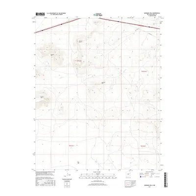 2017 Map of Quemado Hills, 2017 Print