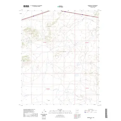 2023 Map of Quemado Hills, 2023 Print