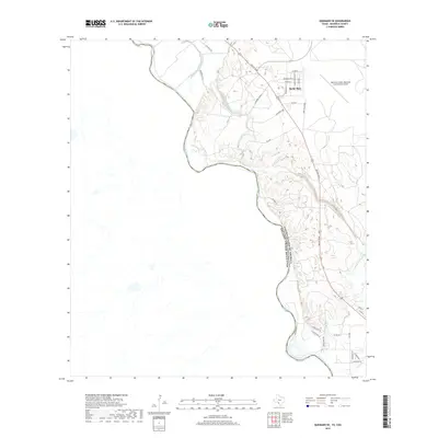 2019 Map of Quemado SE, 2019 Print