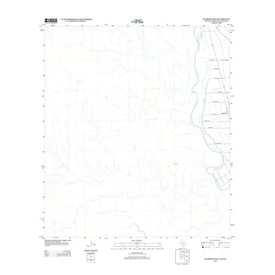2012 Map of Quemado West, 2012 Print