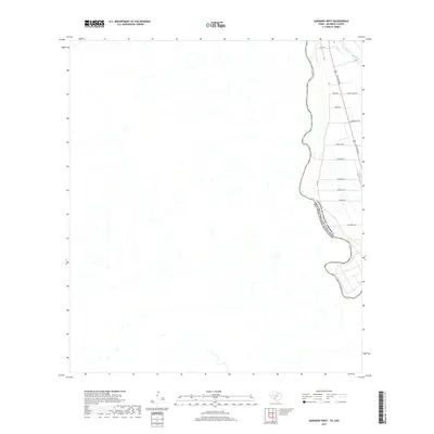 2019 Map of Quemado West, 2019 Print