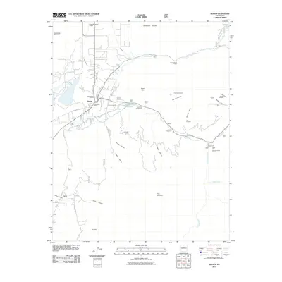 2011 Map of Questa, 2011 Print