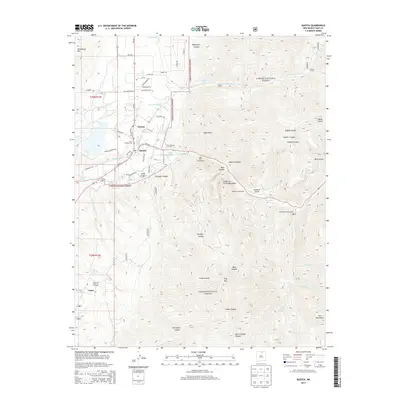 2013 Map of Questa, 2013 Print