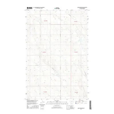 2017 Map of Quick Reservoir, 2017 Print