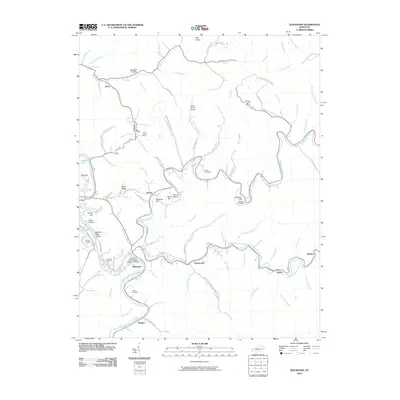 2010 Map of Quicksand, 2010 Print