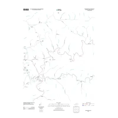 2013 Map of Quicksand, 2013 Print