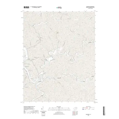 2019 Map of Quicksand, 2019 Print