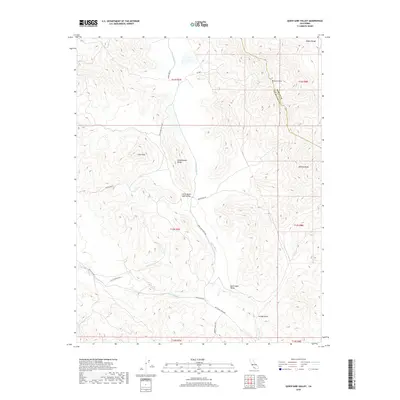 2018 Map of Quien Sabe Valley, 2018 Print