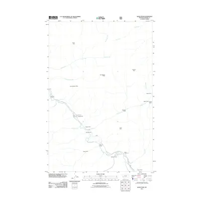 2011 Map of Quigg Peak, 2011 Print