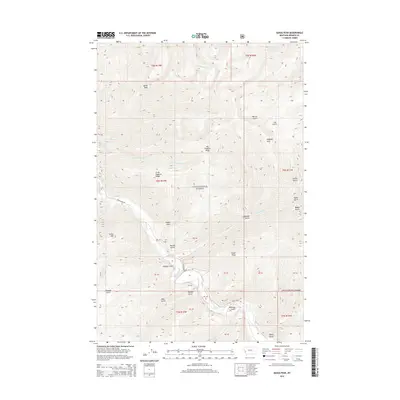 2014 Map of Quigg Peak, 2014 Print