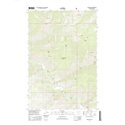 2017 Map of Quigg Peak, 2017 Print