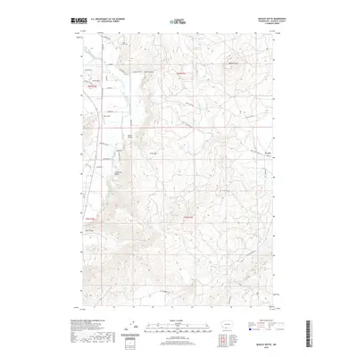 2020 Map of Quigley Butte, 2020 Print
