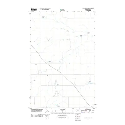 2011 Map of Quigley Coulee, 2011 Print