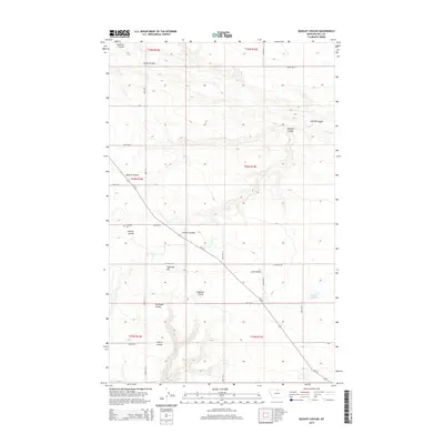 2014 Map of Quigley Coulee, 2014 Print