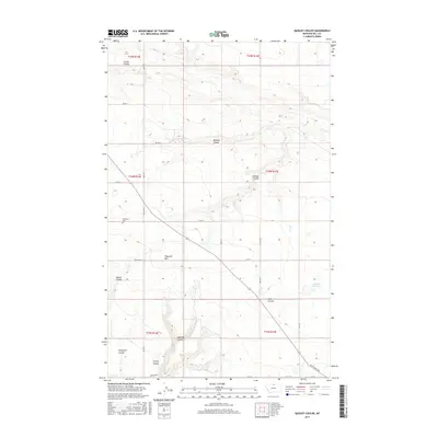 2017 Map of Quigley Coulee, 2017 Print