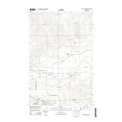 2014 Map of Quillayute Prairie, 2014 Print