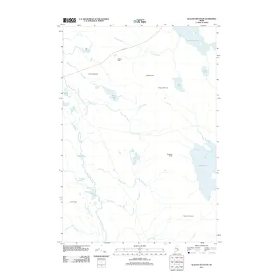 2011 Map of Quillpig Mountain, 2011 Print