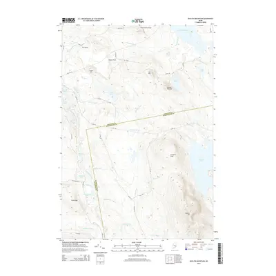 2014 Map of Quillpig Mountain, 2014 Print