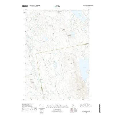 2018 Map of Quillpig Mountain, 2018 Print
