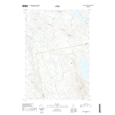 2021 Map of Quillpig Mountain, 2021 Print