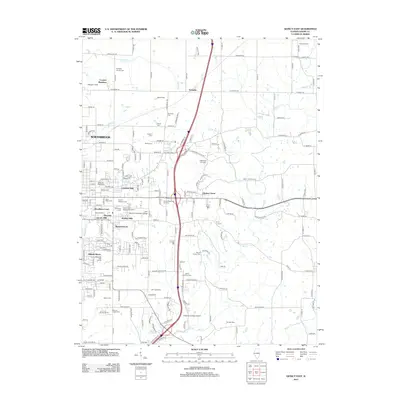 2012 Map of Quincy East, 2012 Print