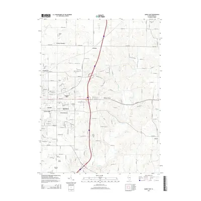 2015 Map of Quincy East, 2015 Print