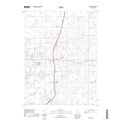 2018 Map of Quincy East, 2018 Print