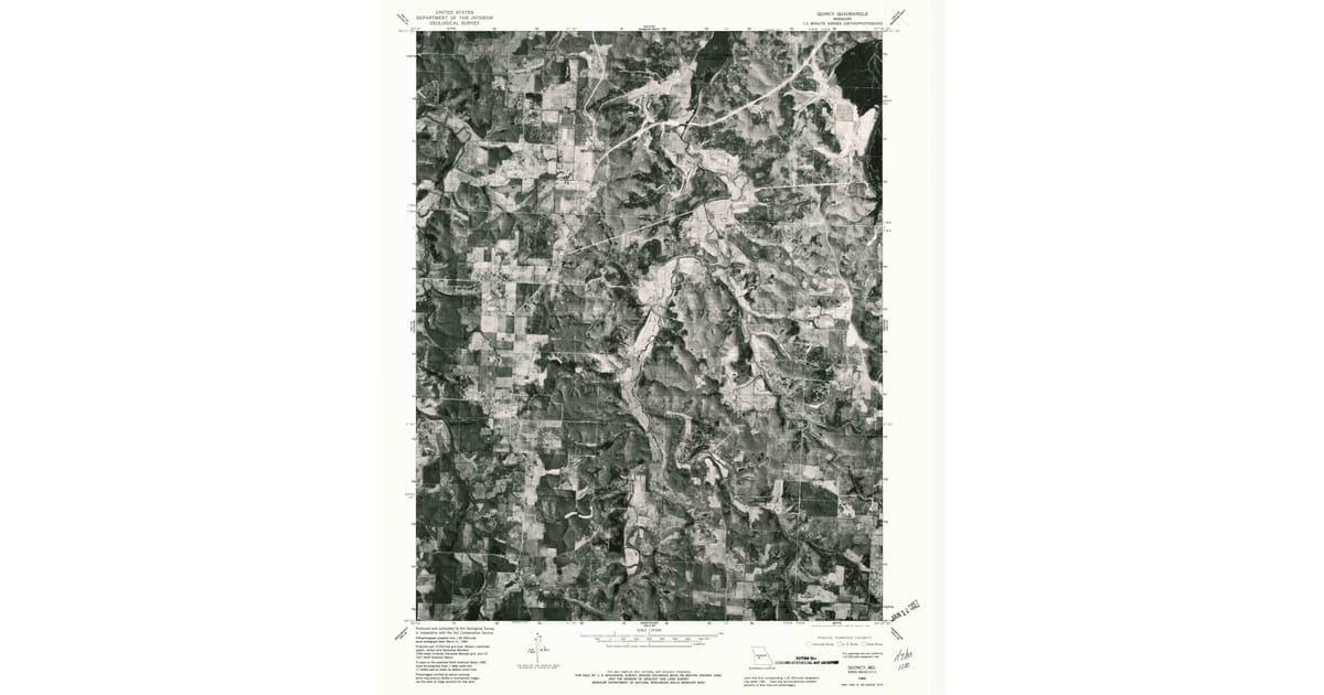 1980s Maps of Quincy, MO | Pastmaps