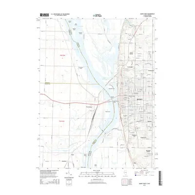 2015 Map of Quincy West, 2015 Print
