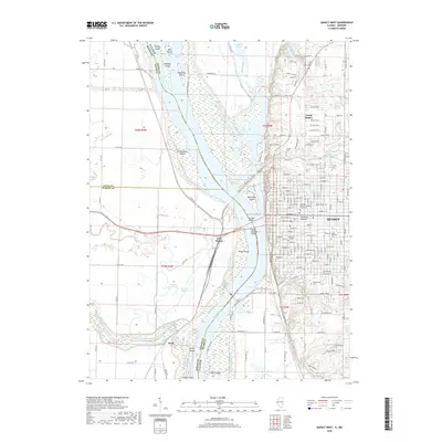 2018 Map of Quincy West, 2018 Print