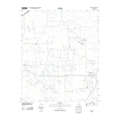 2010 Map of Quinlan, 2010 Print