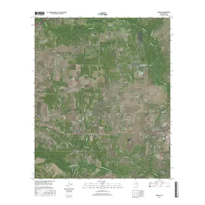 2016 Map of Quinlan, 2016 Print