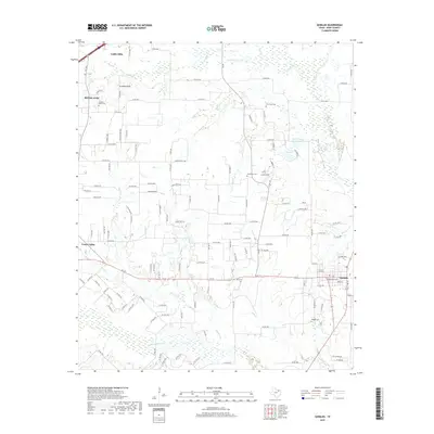 2019 Map of Quinlan, 2019 Print