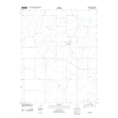2012 Map of Quinlan, 2012 Print
