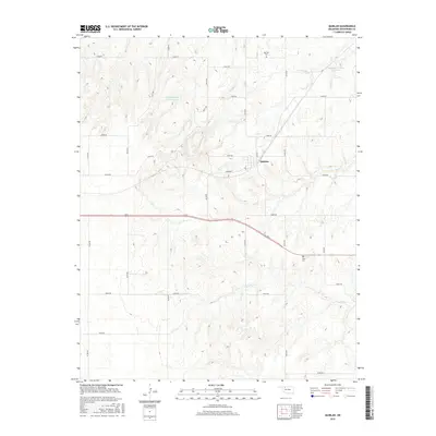 2016 Map of Quinlan, 2016 Print