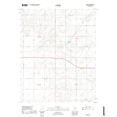 2018 Map of Quinlan, 2018 Print