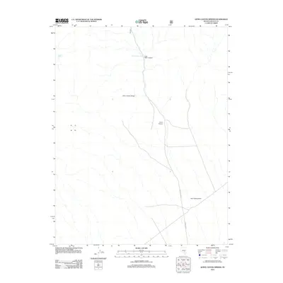2012 Map of Quinn Canyon Springs, 2012 Print