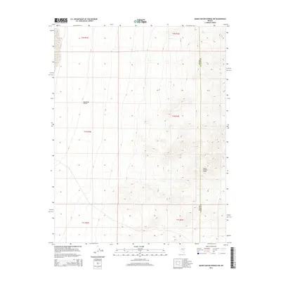 2014 Map of Quinn Canyon Springs NW, 2014 Print