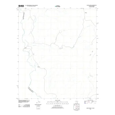 2010 Map of Quinn Creek, 2010 Print