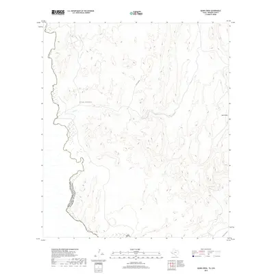 2019 Map of Quinn Creek, 2019 Print