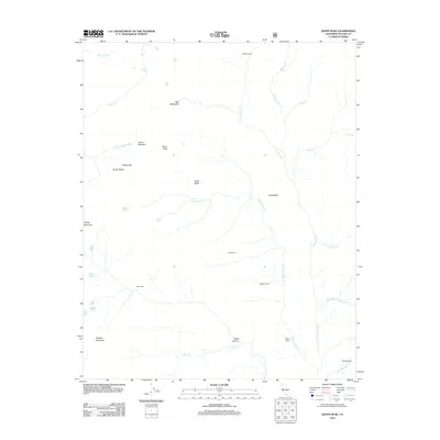 2012 Map of Quinn Peak, 2012 Print