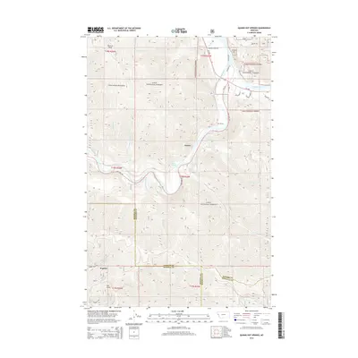 2014 Map of Quinns Hot Springs, 2014 Print