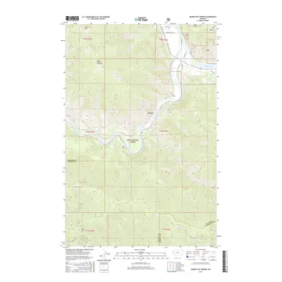 2017 Map of Quinns Hot Springs, 2017 Print