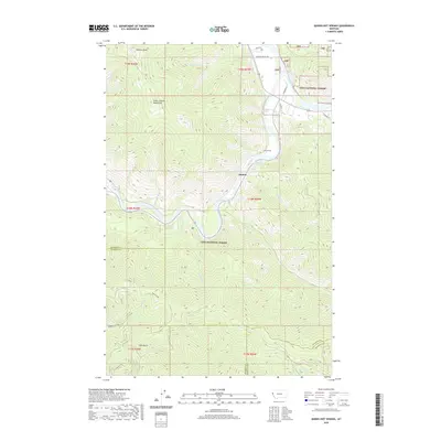 2020 Map of Quinns Hot Springs, 2020 Print